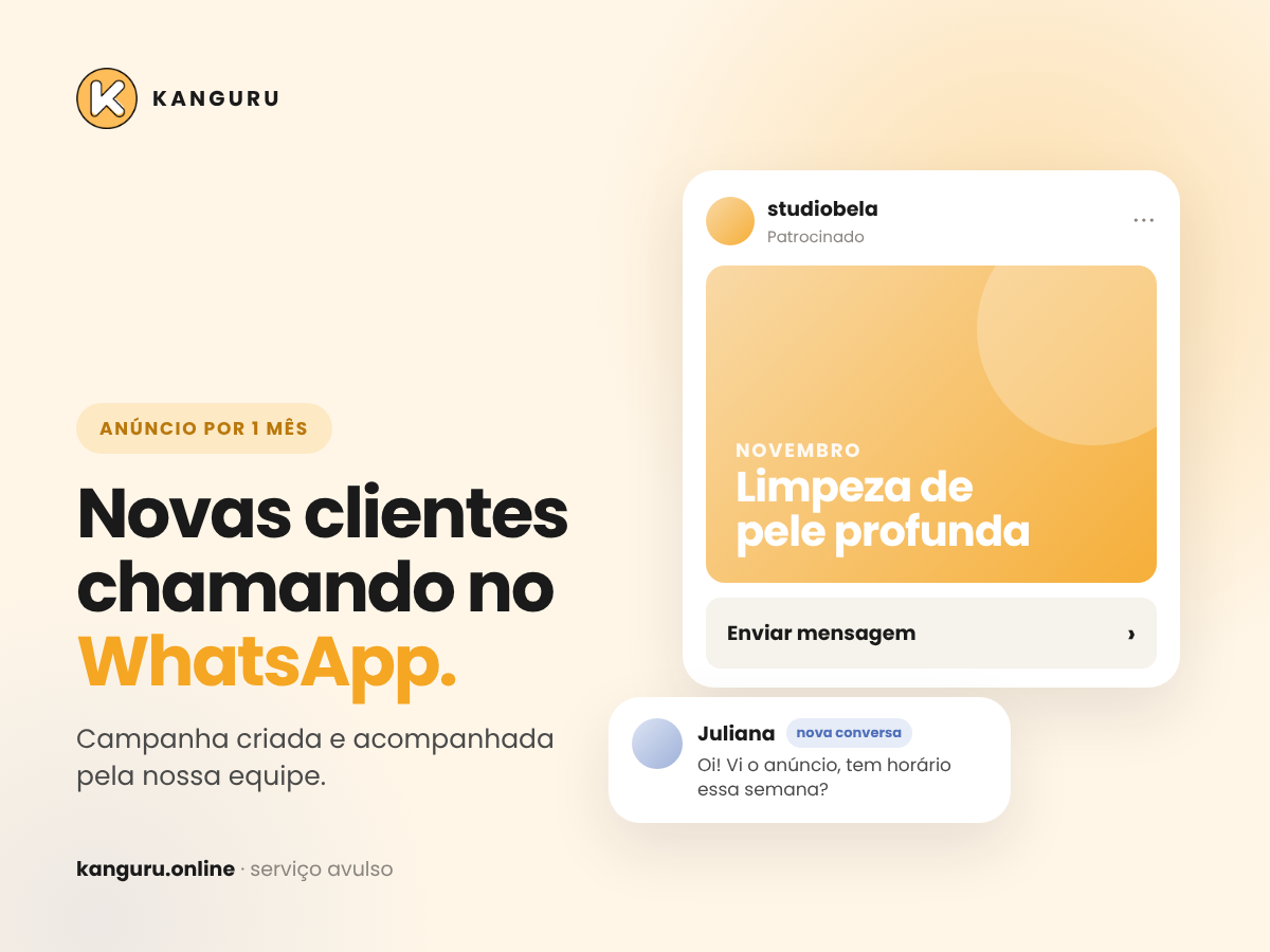 Anúncio por 1 mês