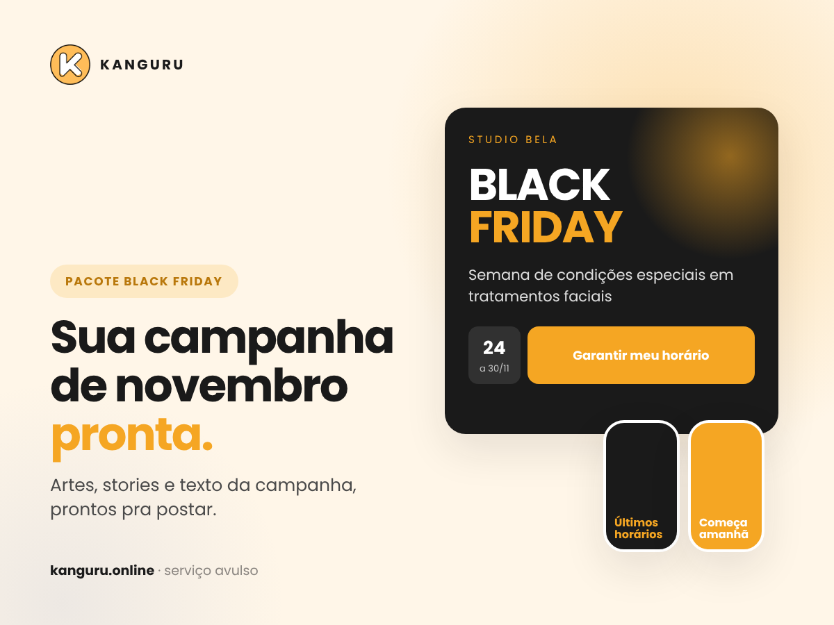 Pacote Black Friday