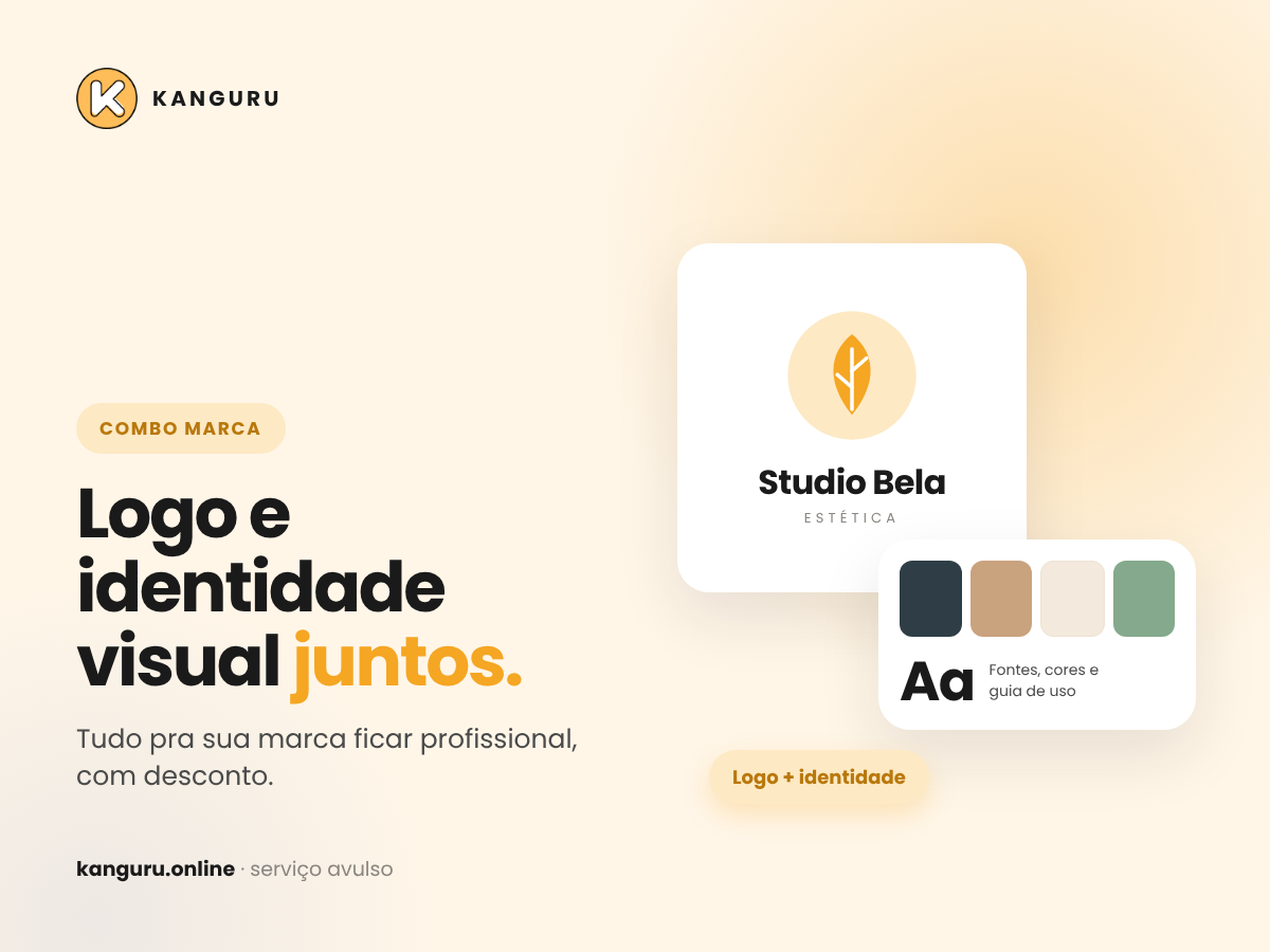 Combo logo + identidade