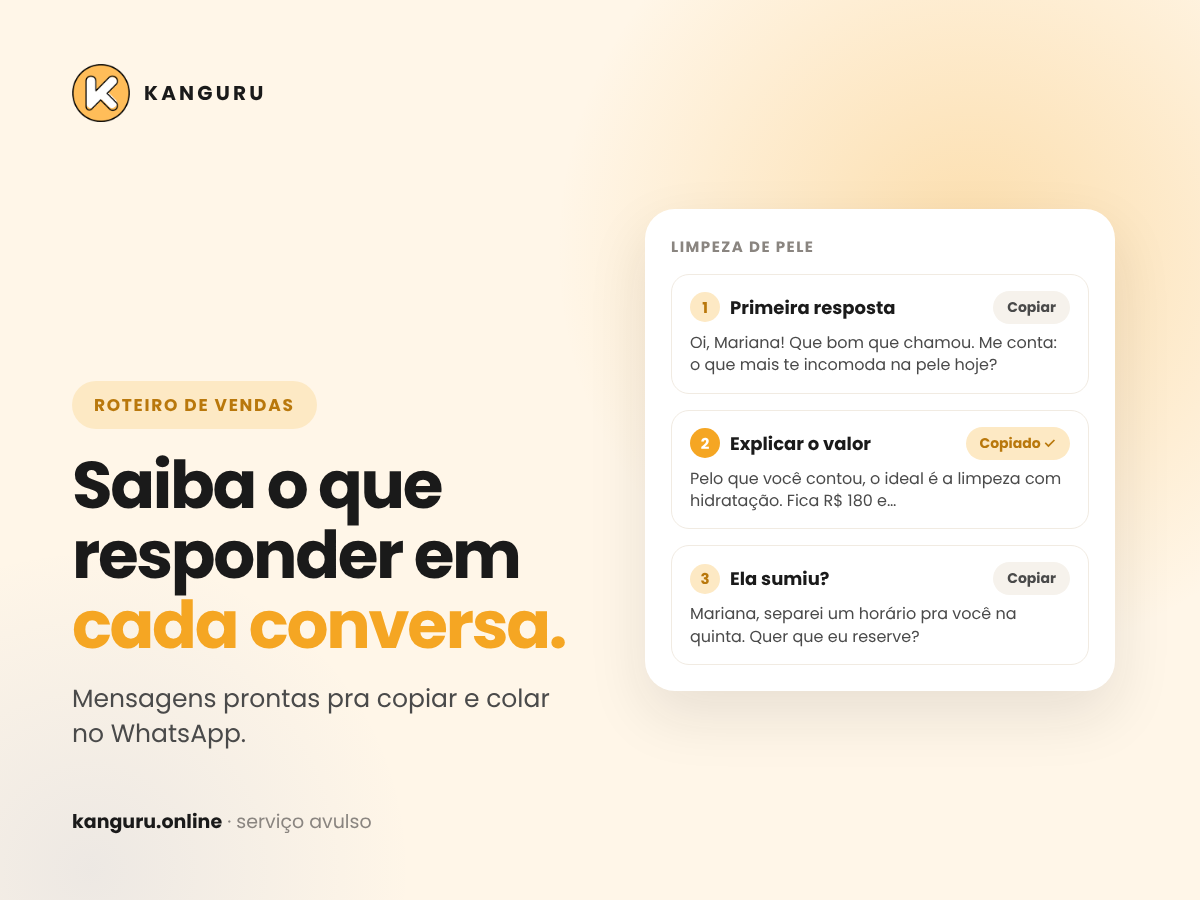 Roteiro de vendas